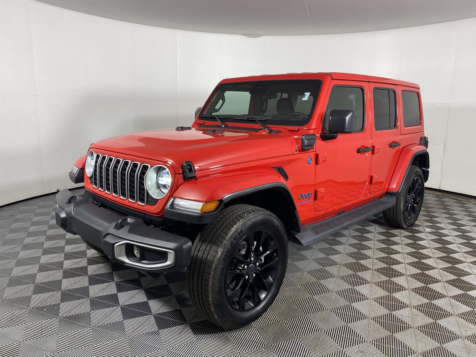 Used 2025 Firecracker Red Clearcoat Jeep Sahara image 14
