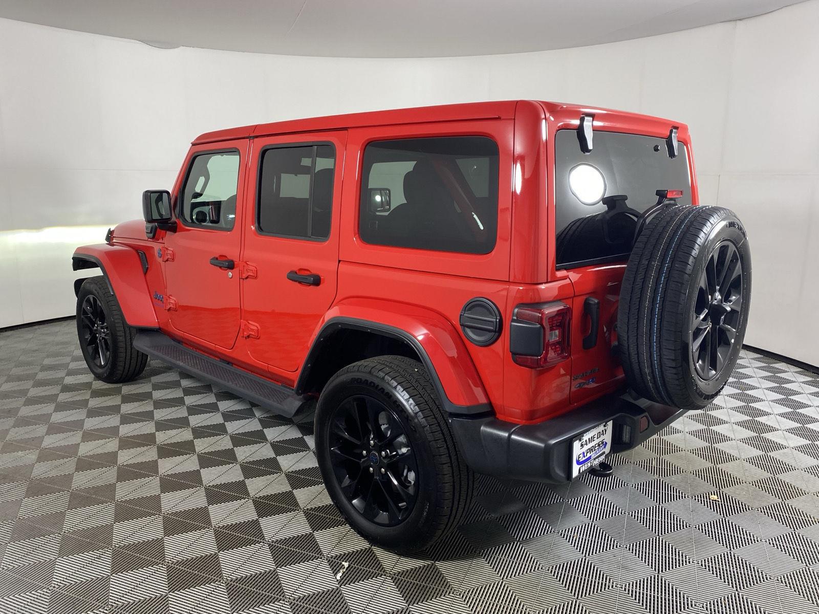 Used 2025 Firecracker Red Clearcoat Jeep Sahara image 16