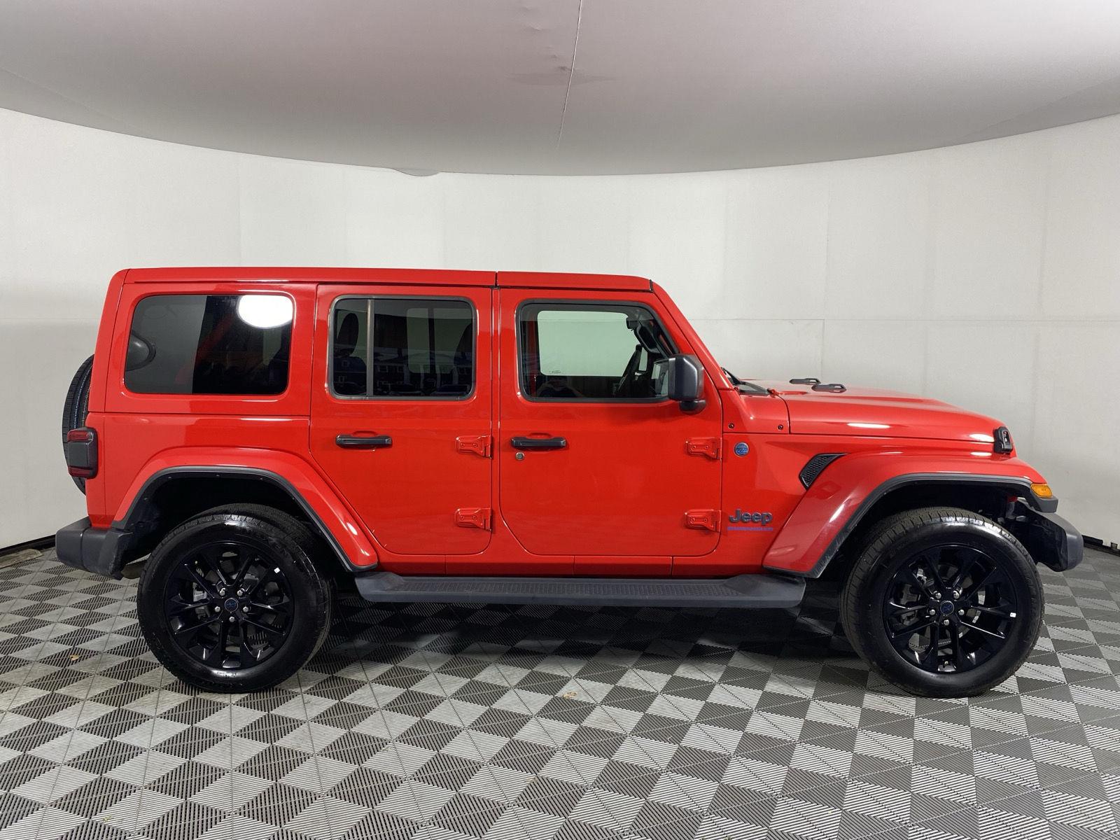 Used 2025 Firecracker Red Clearcoat Jeep Sahara image 19