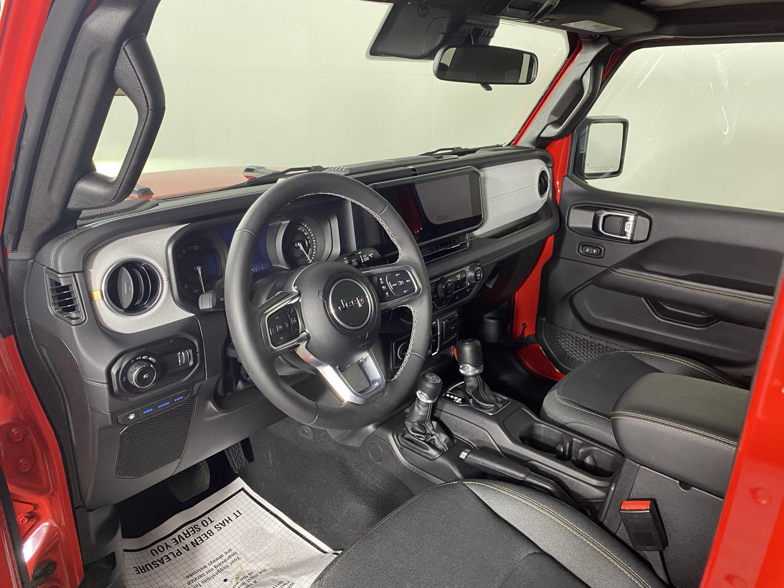 Used 2025 Firecracker Red Clearcoat Jeep Sahara image 21