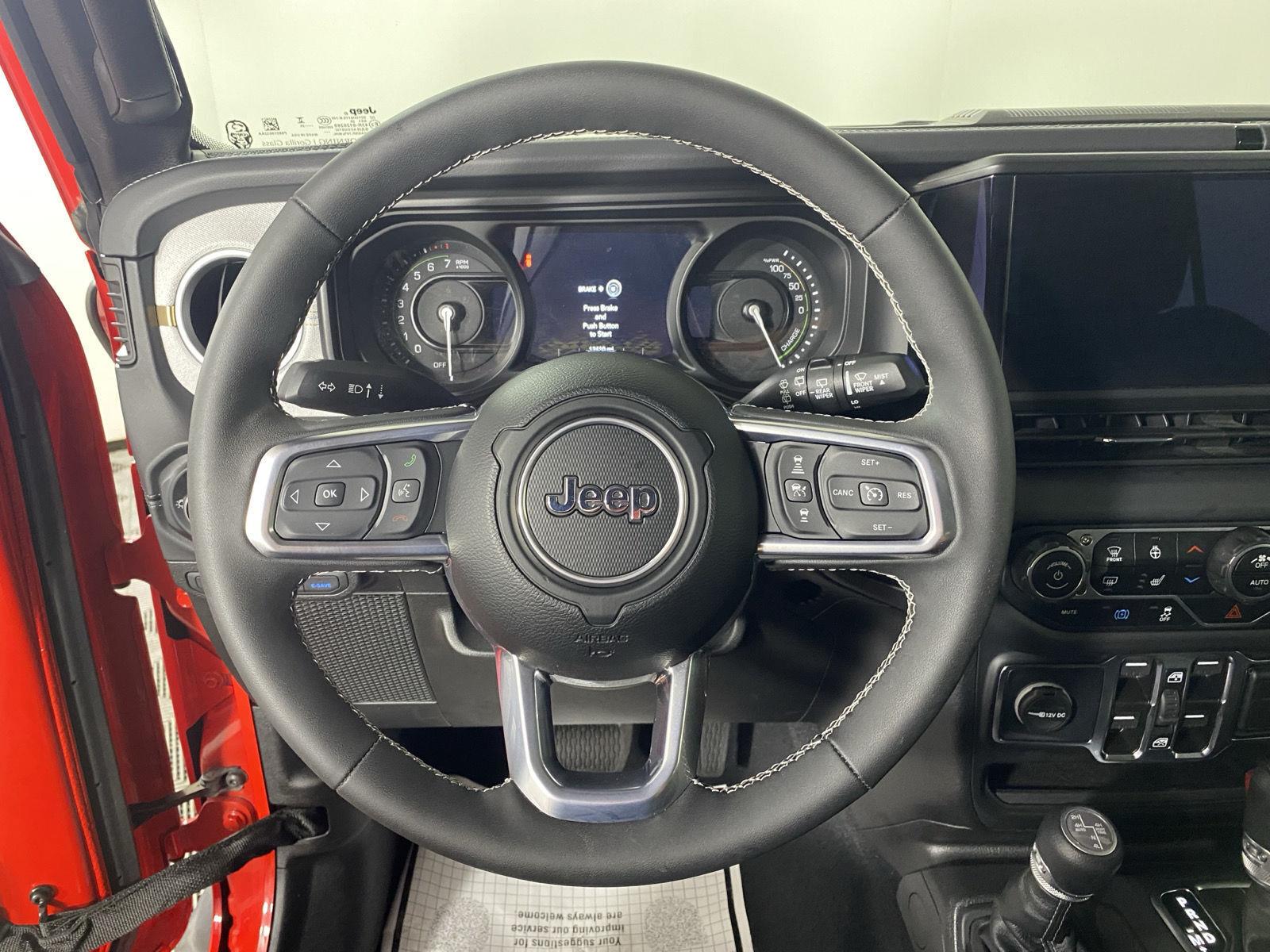 Used 2025 Firecracker Red Clearcoat Jeep Sahara image 24