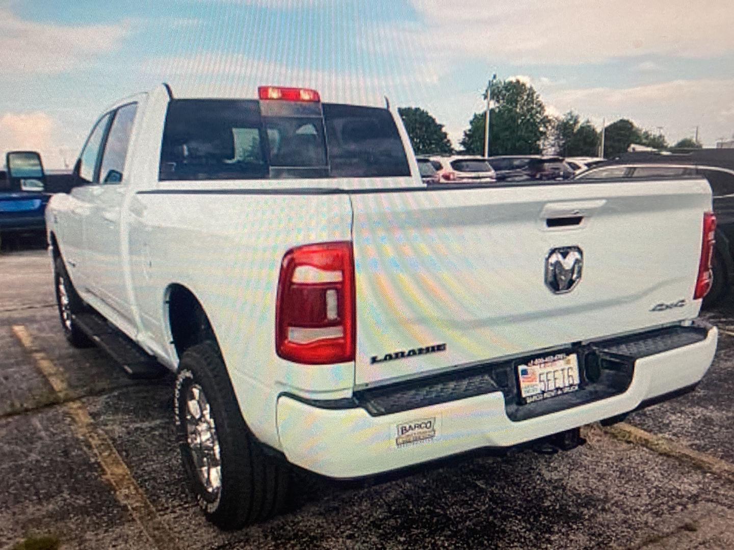 Used 2024 Bright White Clearcoat Ram Laramie image 4