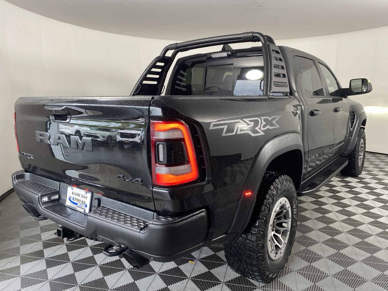 Used 2023 Diamond Black Crystal Pearlcoat Ram TRX image 5
