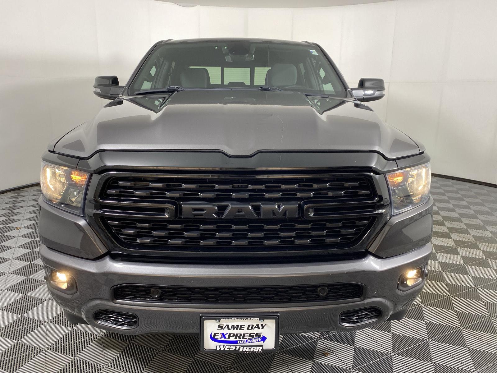 Certified Used 2024 Granite Crystal Metallic Clearcoat Ram Big Horn image 8