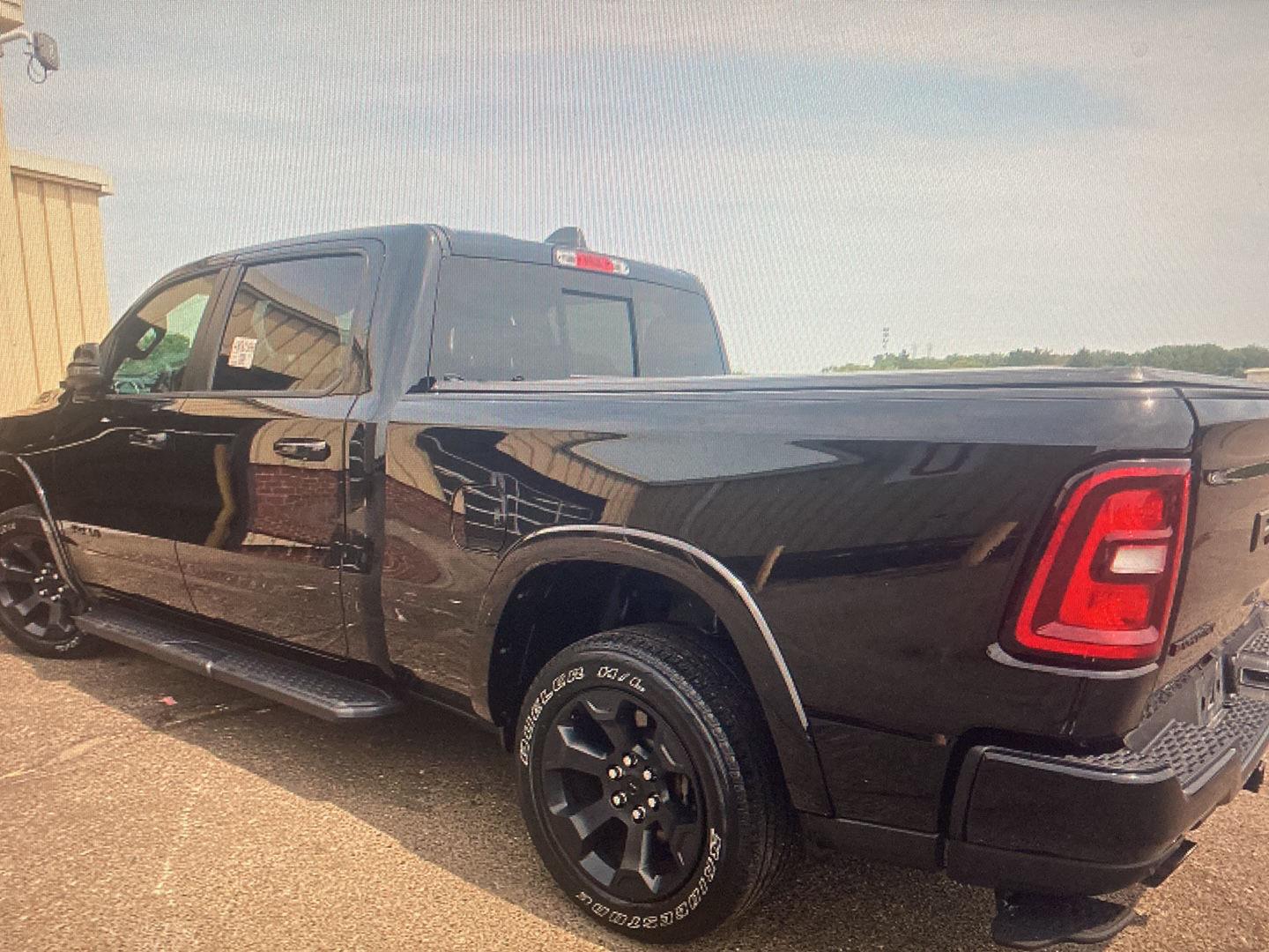 Used 2025 Diamond Black Crystal Pearlcoat Ram Big Horn image 8