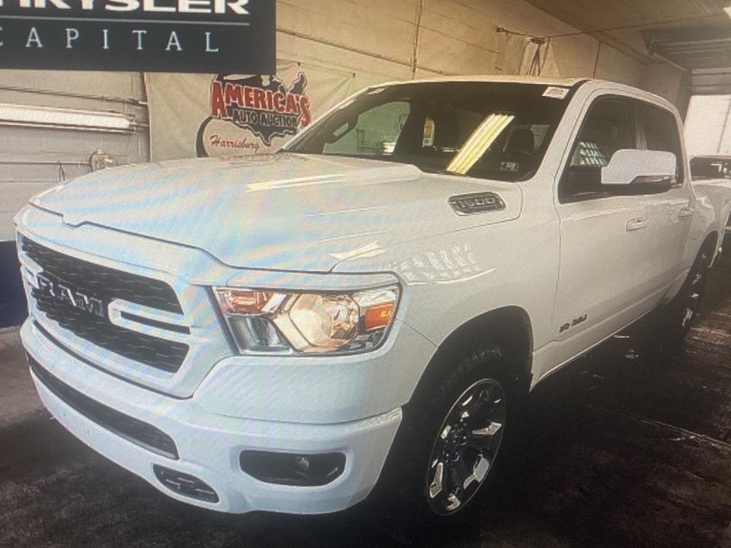 Used 2023 Bright White Clearcoat Ram Big Horn image 4