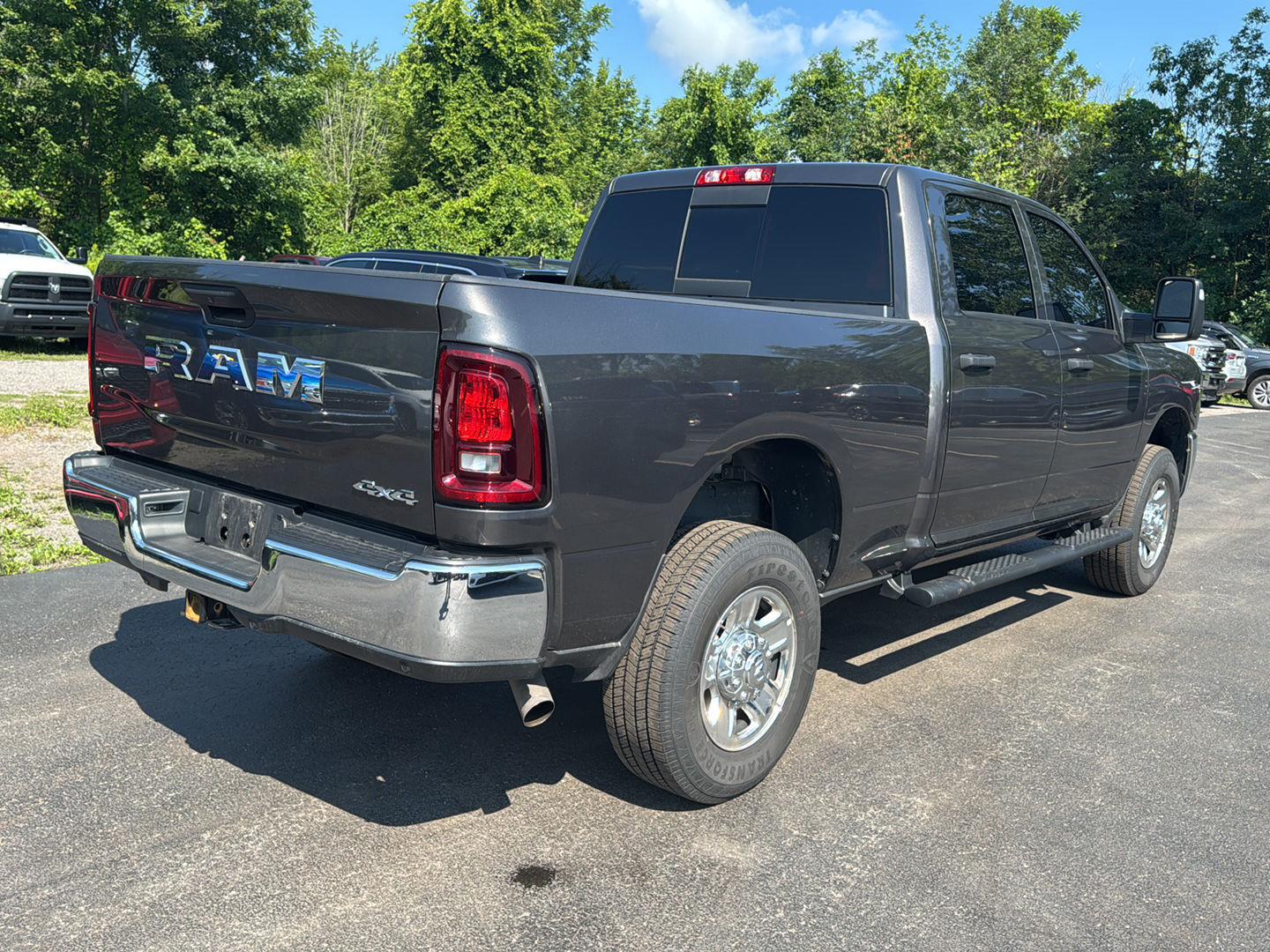 Used 2025 Granite Crystal Metallic Clearcoat Ram Tradesman image 2