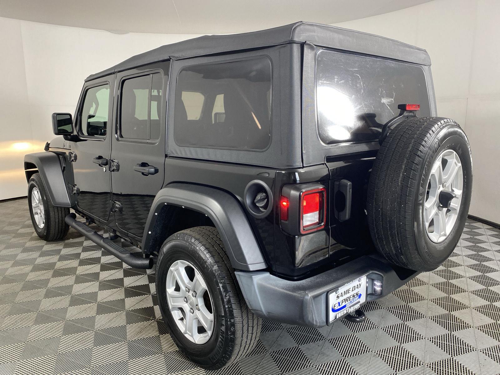 Used 2022 Black Clearcoat Jeep Unlimited Sport S image 5