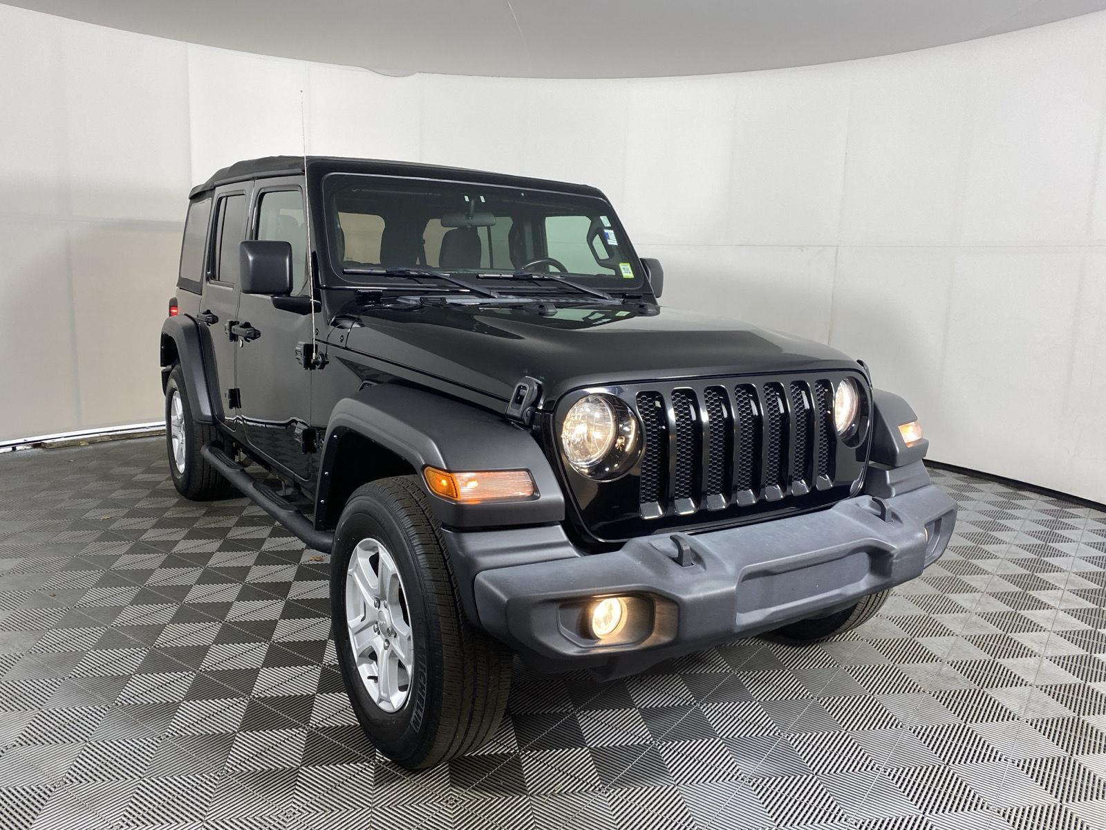 Used 2022 Black Clearcoat Jeep Unlimited Sport S image 21