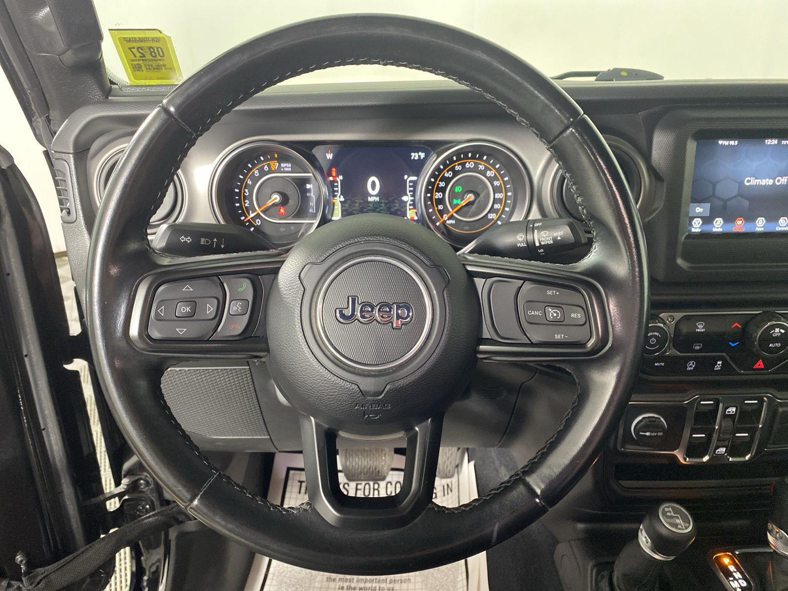 Used 2022 Black Clearcoat Jeep Unlimited Sport S image 24