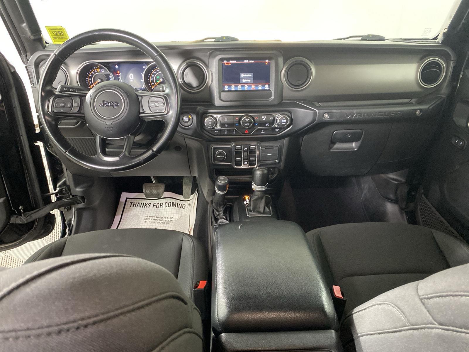 Used 2022 Black Clearcoat Jeep Unlimited Sport S image 3