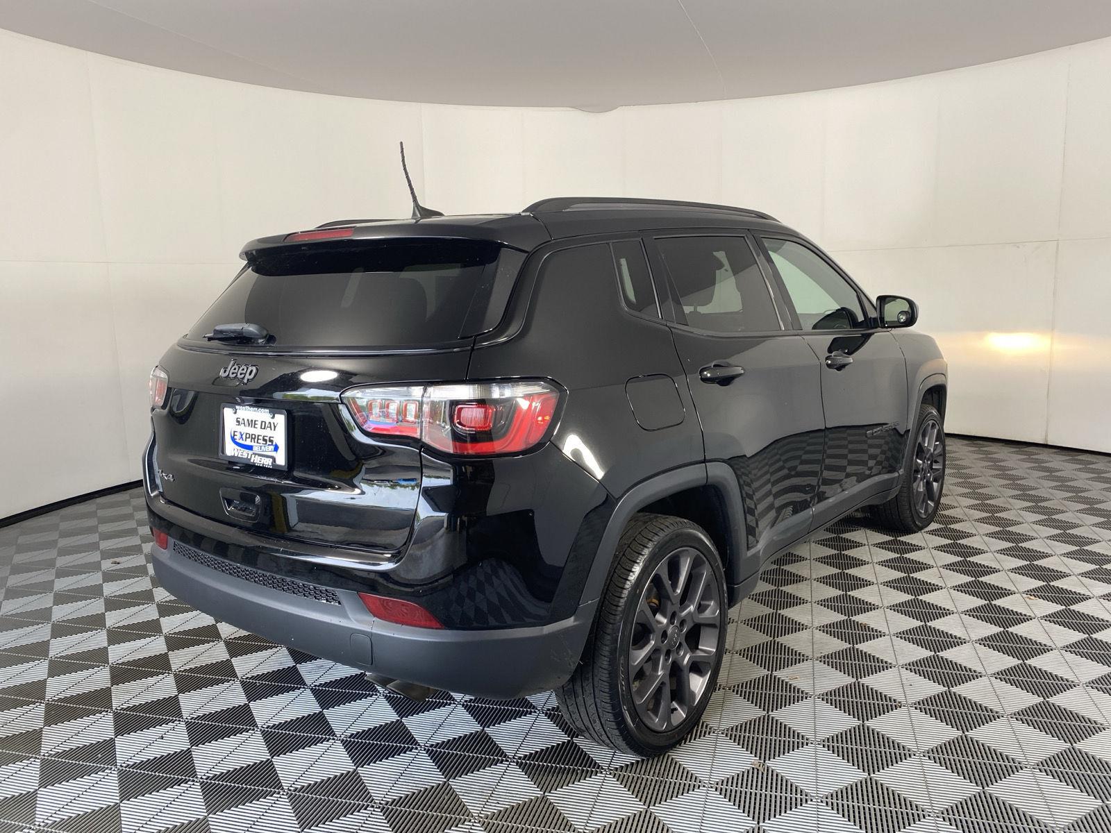 Used 2021 Diamond Black Crystal Pearlcoat Jeep 80th Anniversary image 14