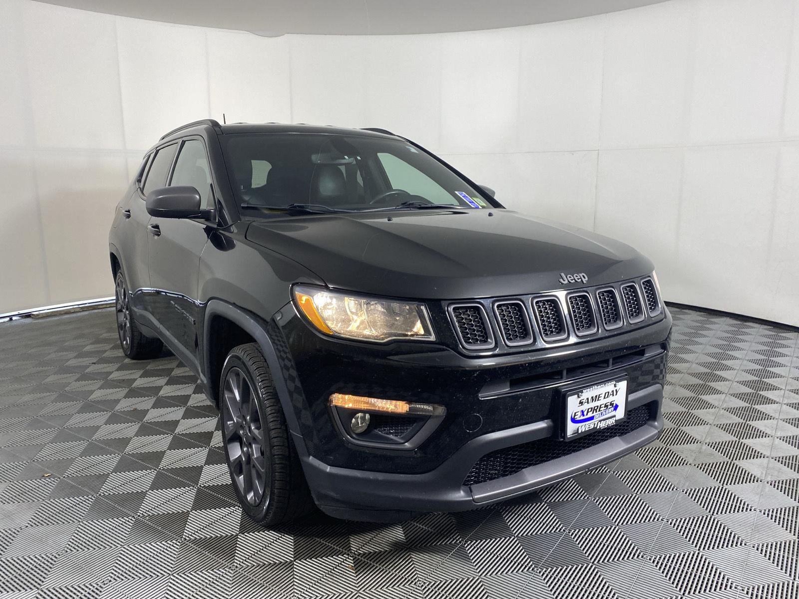 Used 2021 Diamond Black Crystal Pearlcoat Jeep 80th Anniversary image 22