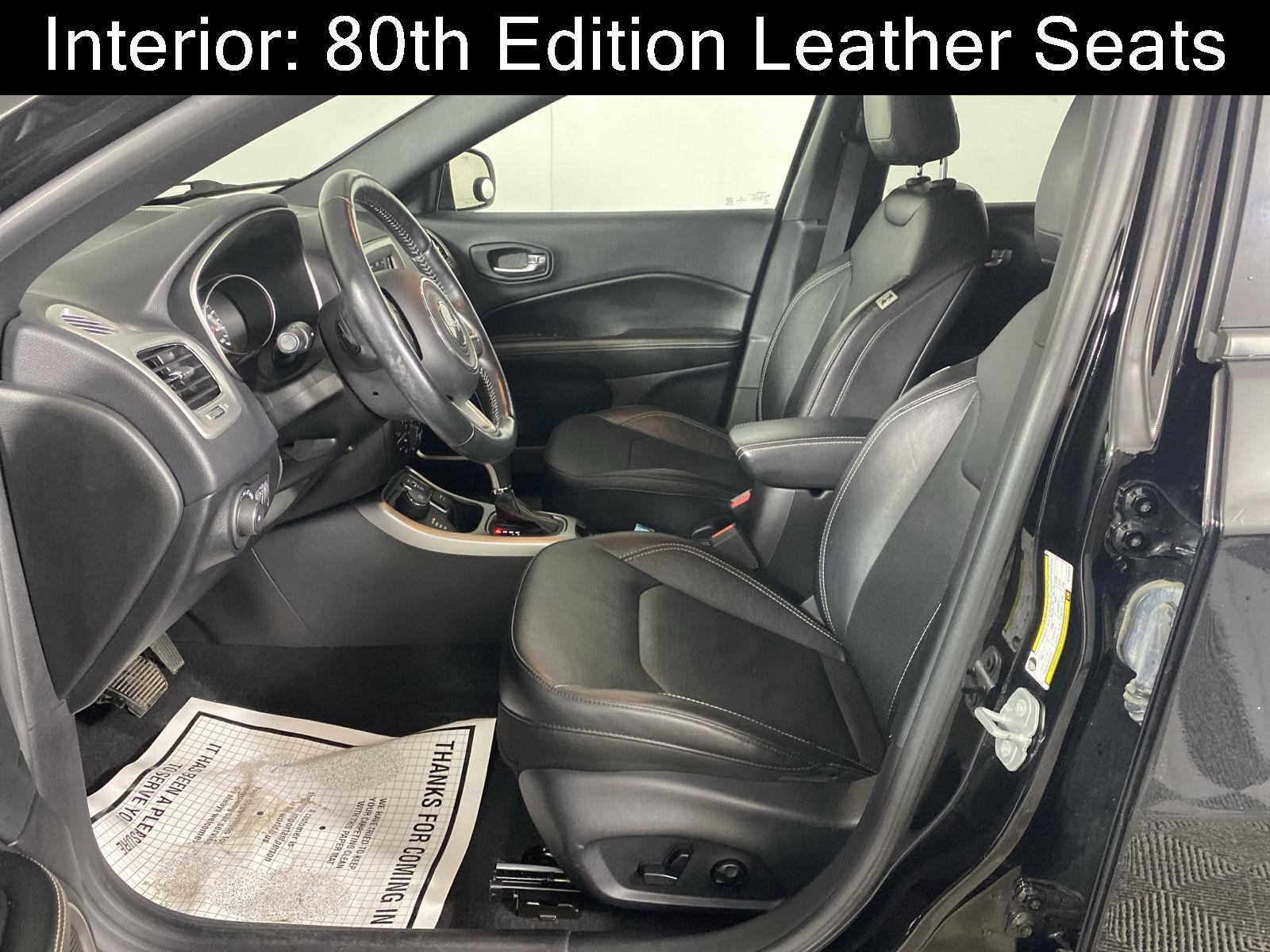 Used 2021 Diamond Black Crystal Pearlcoat Jeep 80th Anniversary image 5