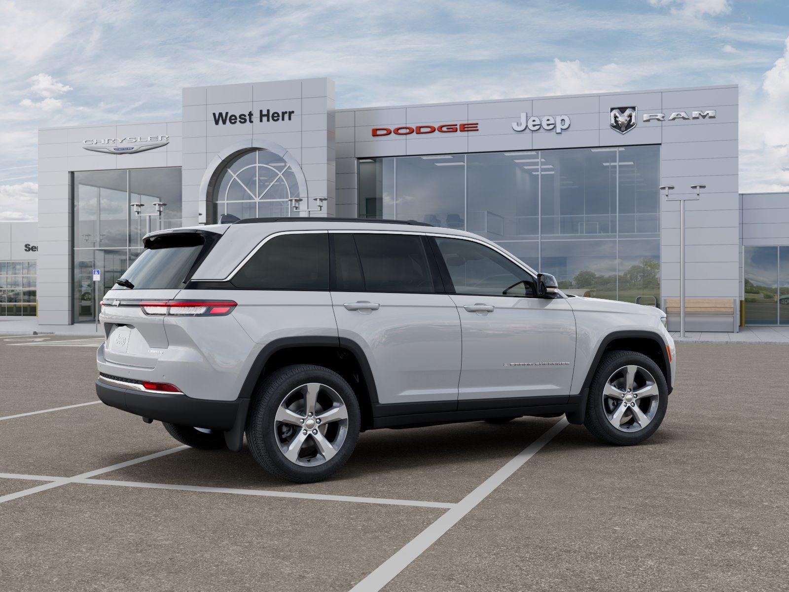 New 2026 Bright White Clear-Coat Exterior Paint Jeep Limited image 4