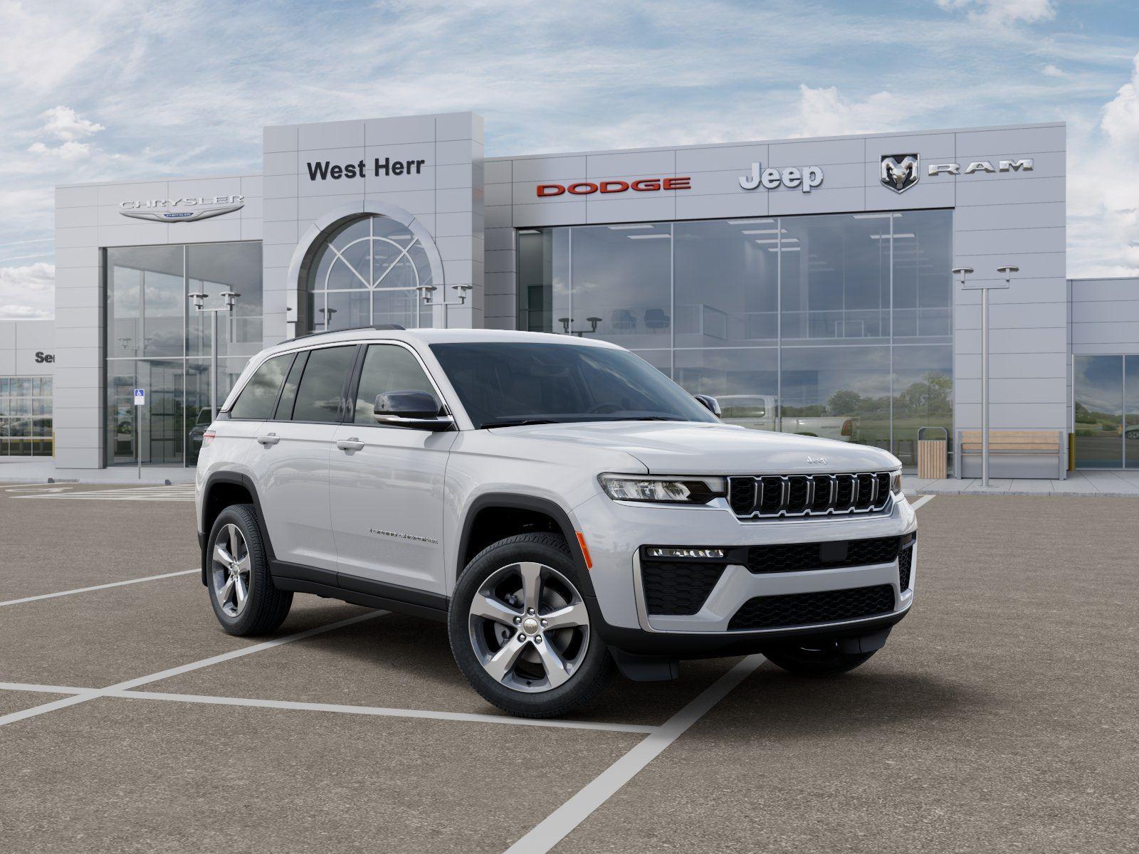 New 2026 Bright White Clear-Coat Exterior Paint Jeep Limited image 5