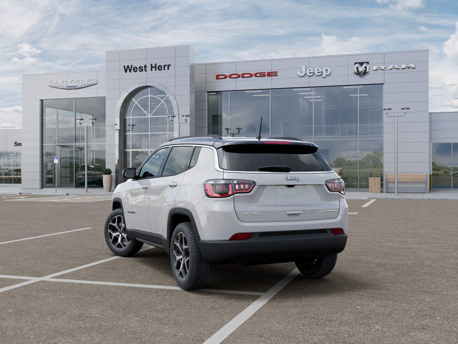 New 2026 Bright White Clear-Coat Exterior Paint Jeep Limited image 3
