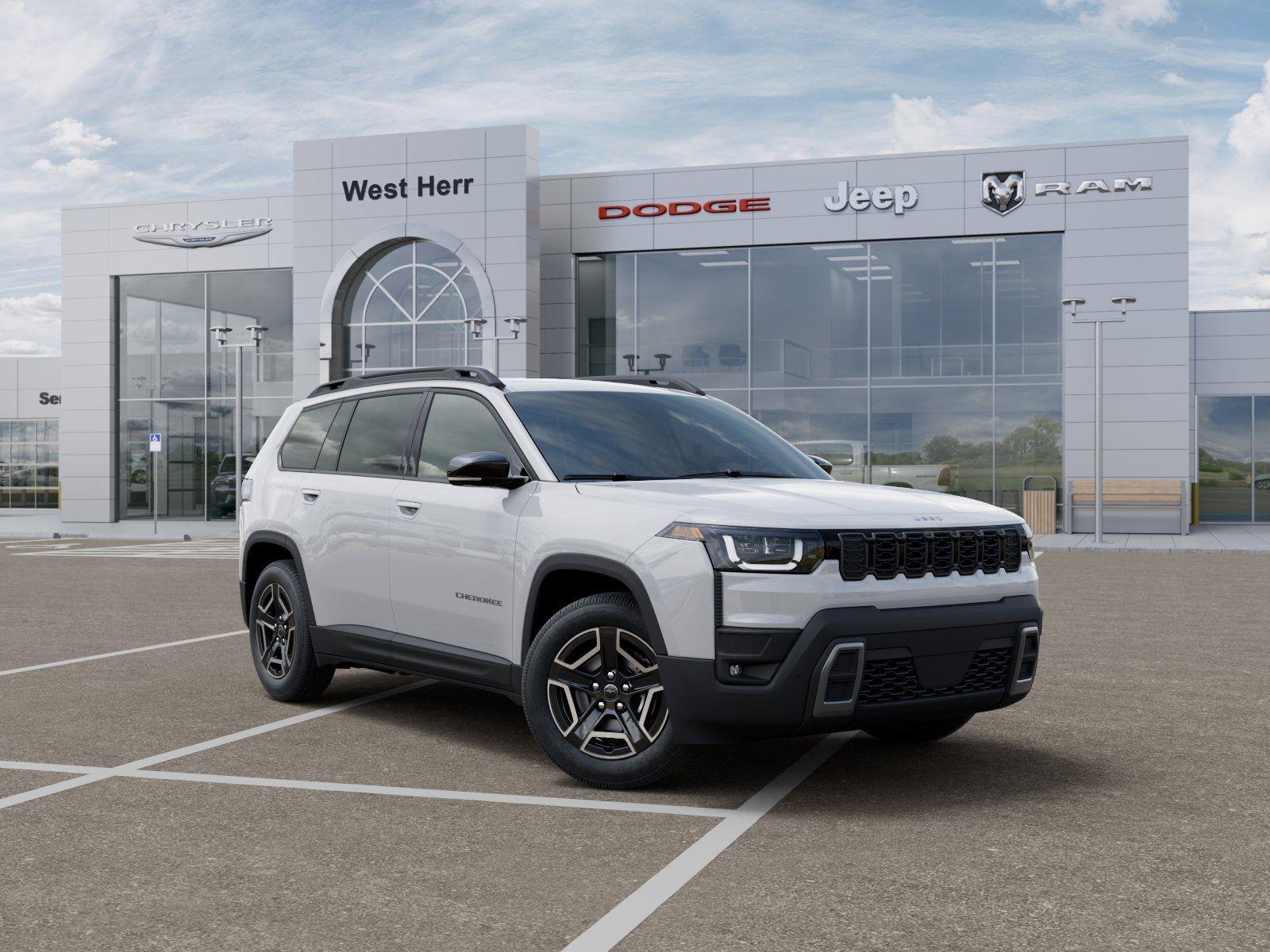 New 2026 Bright White Clear-Coat Exterior Paint Jeep Limited image 5