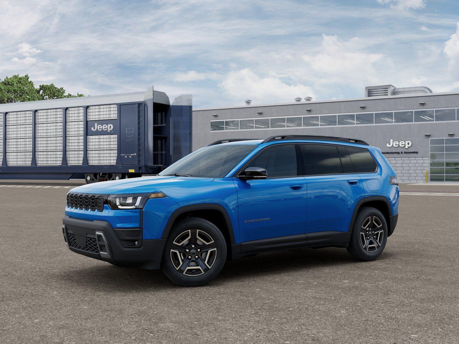 New 2026 Hydro Blue Pearl-Coat Exterior Paint Jeep Limited image 2