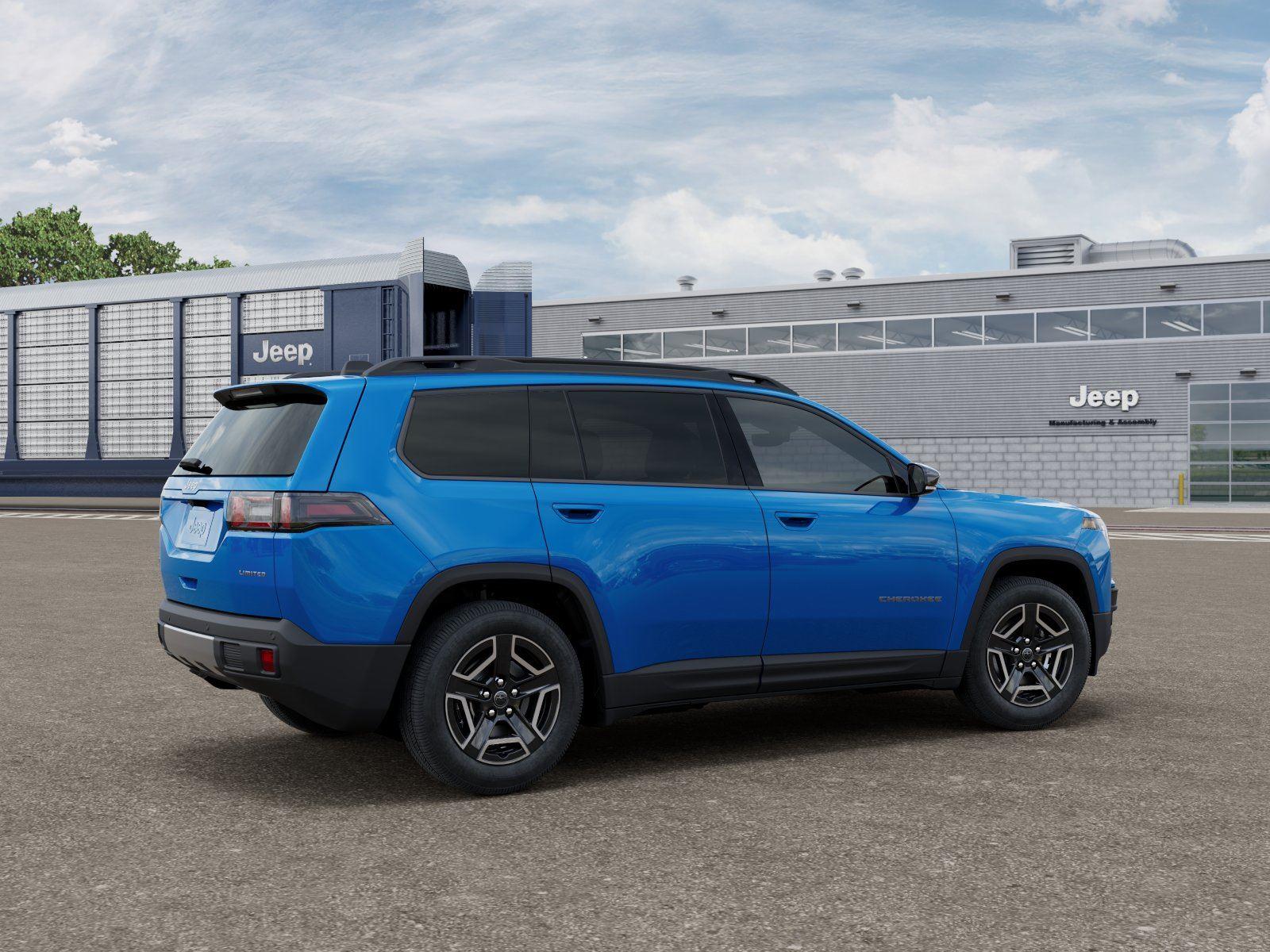 New 2026 Hydro Blue Pearl-Coat Exterior Paint Jeep Limited image 4