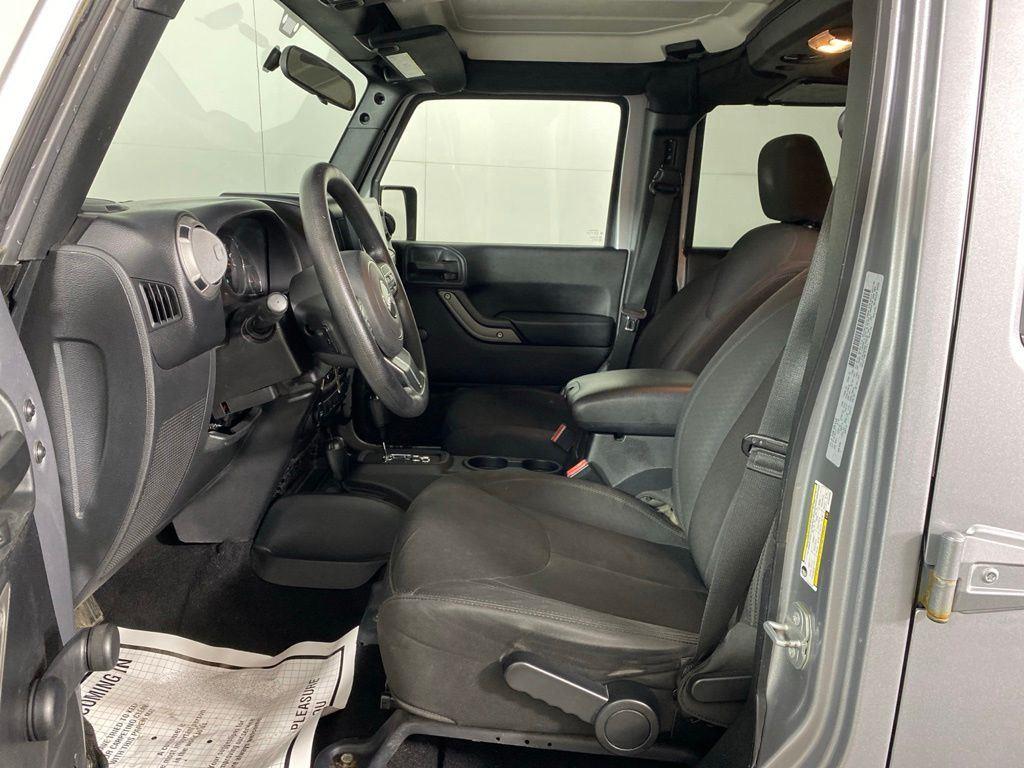 Used 2016 Billet Silver Metallic Clearco Jeep Unlimited Sport image 12