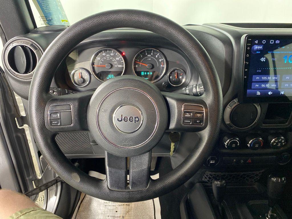 Used 2016 Billet Silver Metallic Clearco Jeep Unlimited Sport image 16
