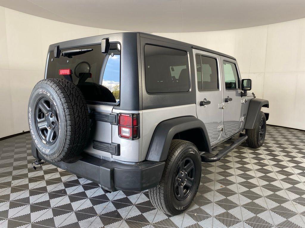 Used 2016 Billet Silver Metallic Clearco Jeep Unlimited Sport image 4