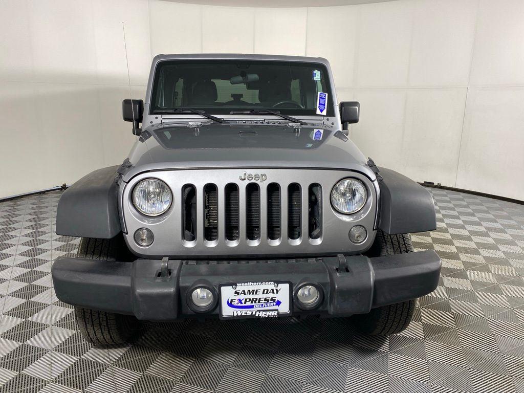 Used 2016 Billet Silver Metallic Clearco Jeep Unlimited Sport image 4