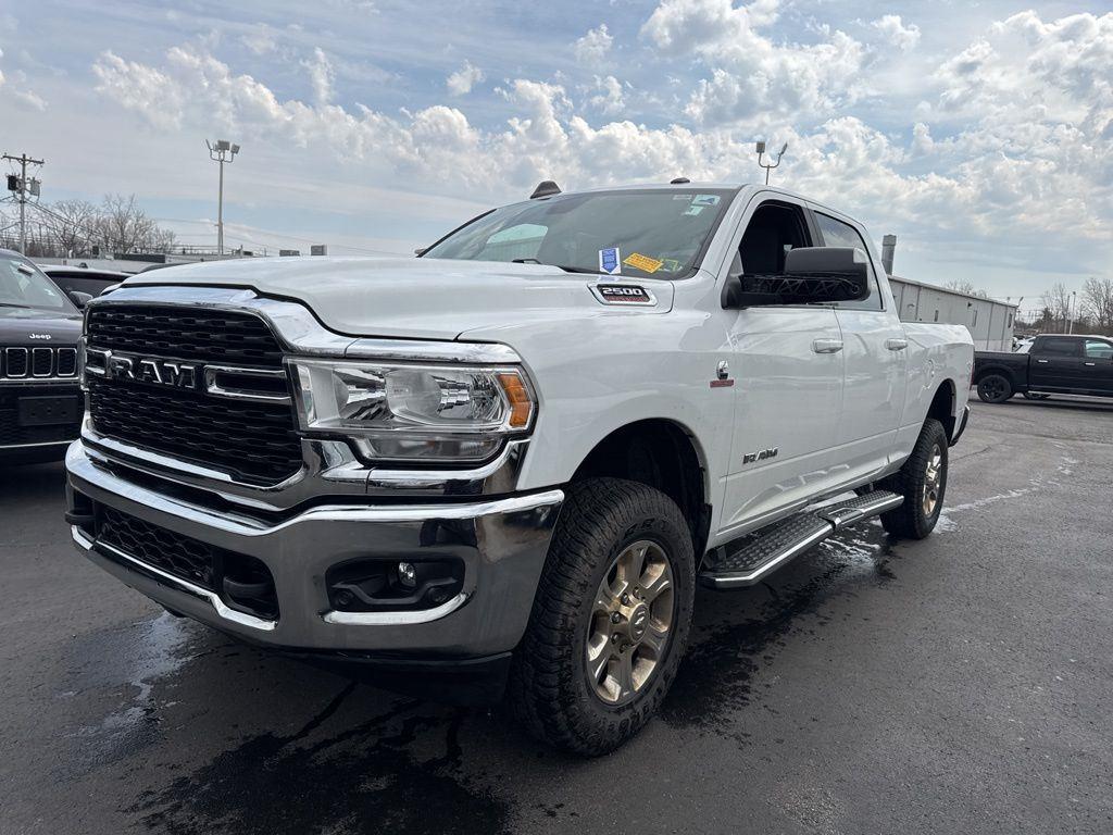 Used 2022 Bright White Clearcoat Ram Big Horn image 9