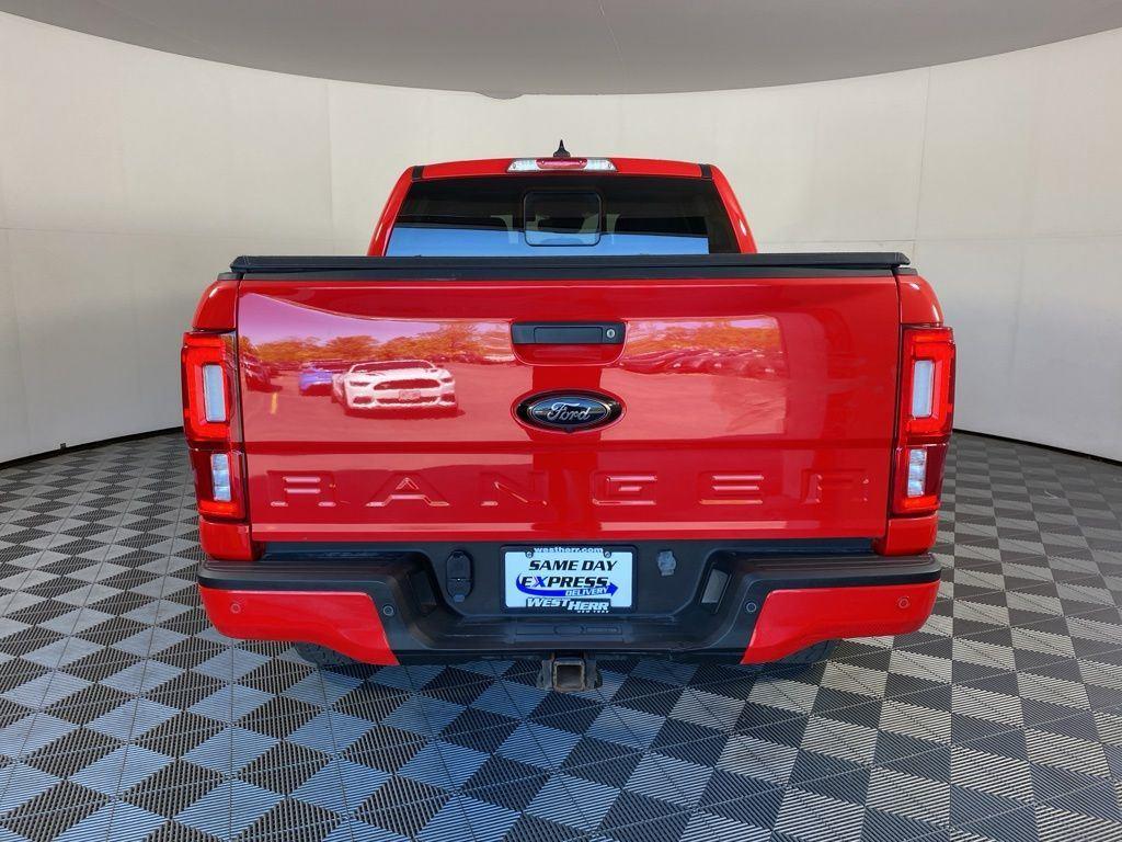Used 2021 Rapid Red Metallic Tinted Clea Ford Lariat image 16