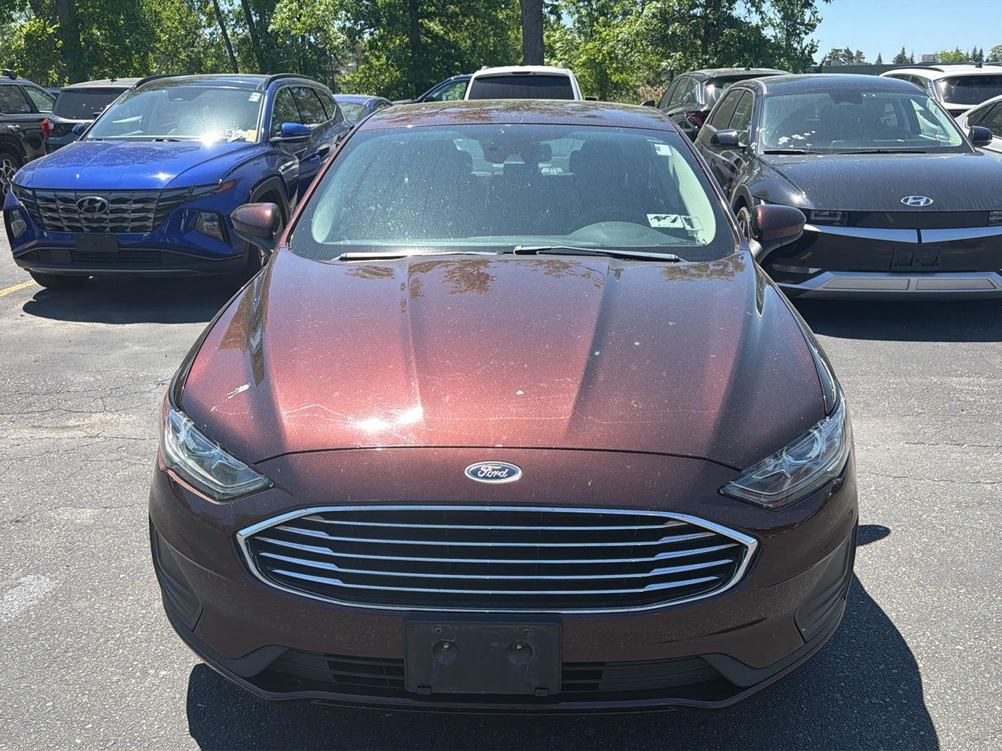 Used 2019 Rich Copper Metallic Tinted Clearcoat Ford SE image 2