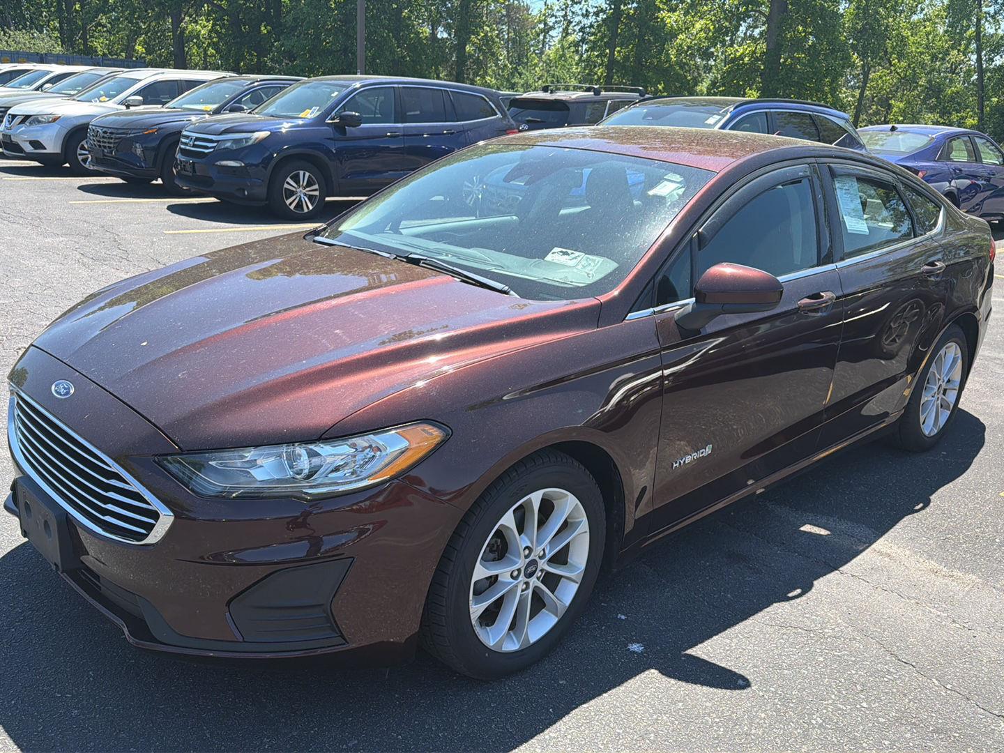 Used 2019 Rich Copper Metallic Tinted Clearcoat Ford SE image 3