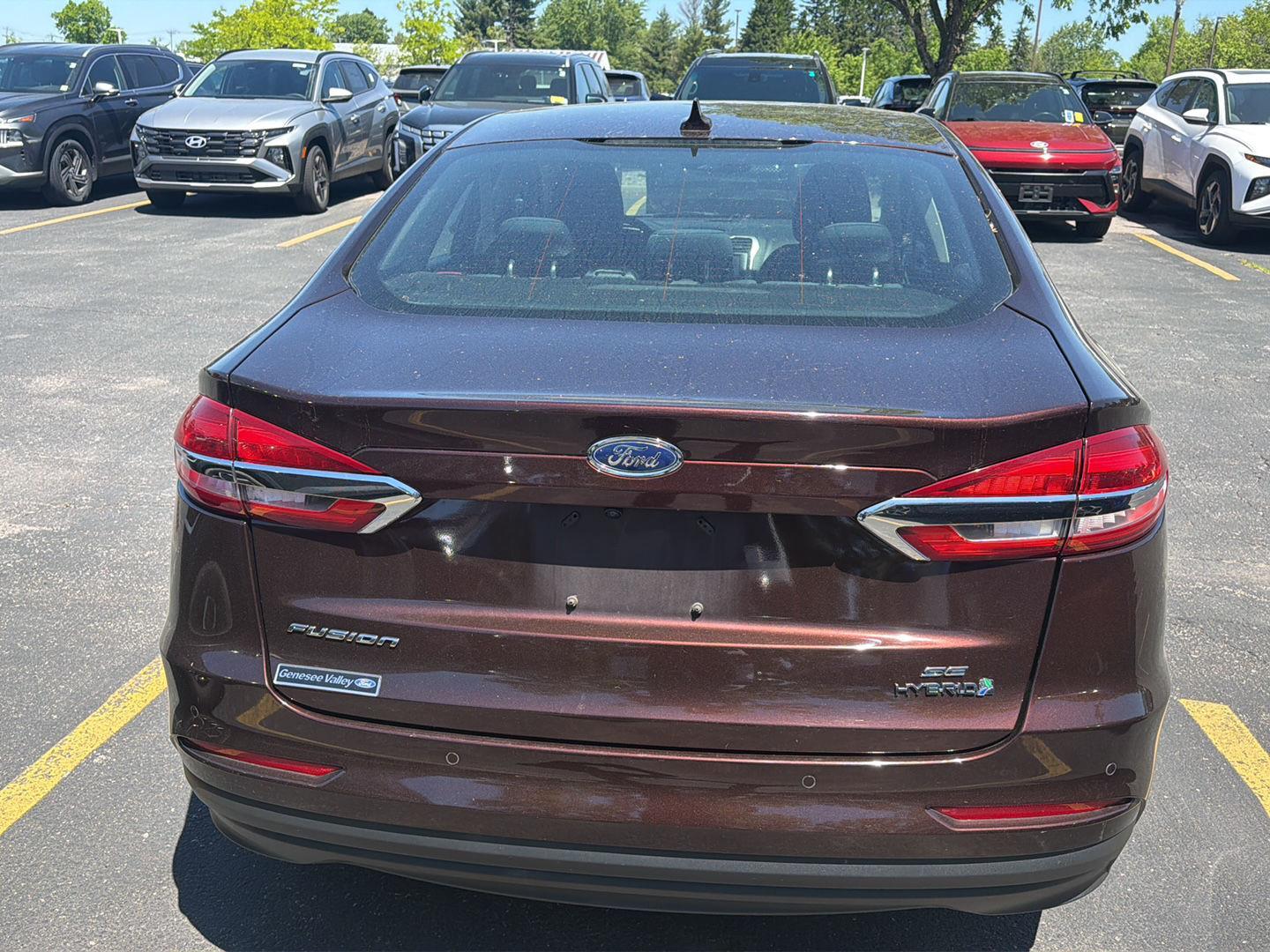 Used 2019 Rich Copper Metallic Tinted Clearcoat Ford SE image 5