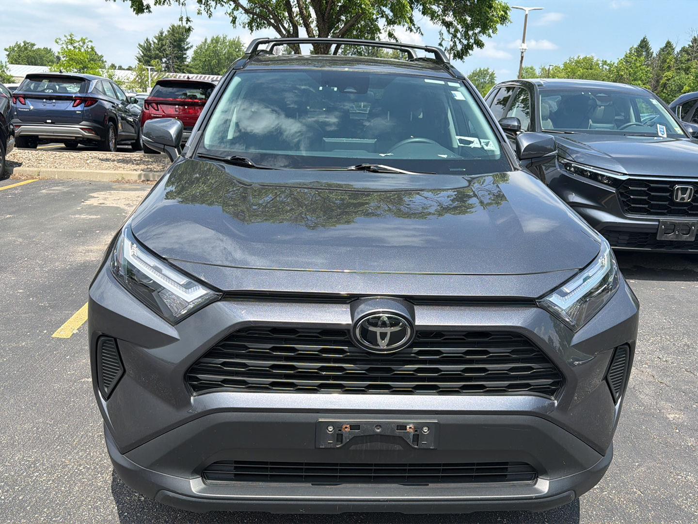 Used 2023 Magnetic Gray Metallic Toyota XLE image 2