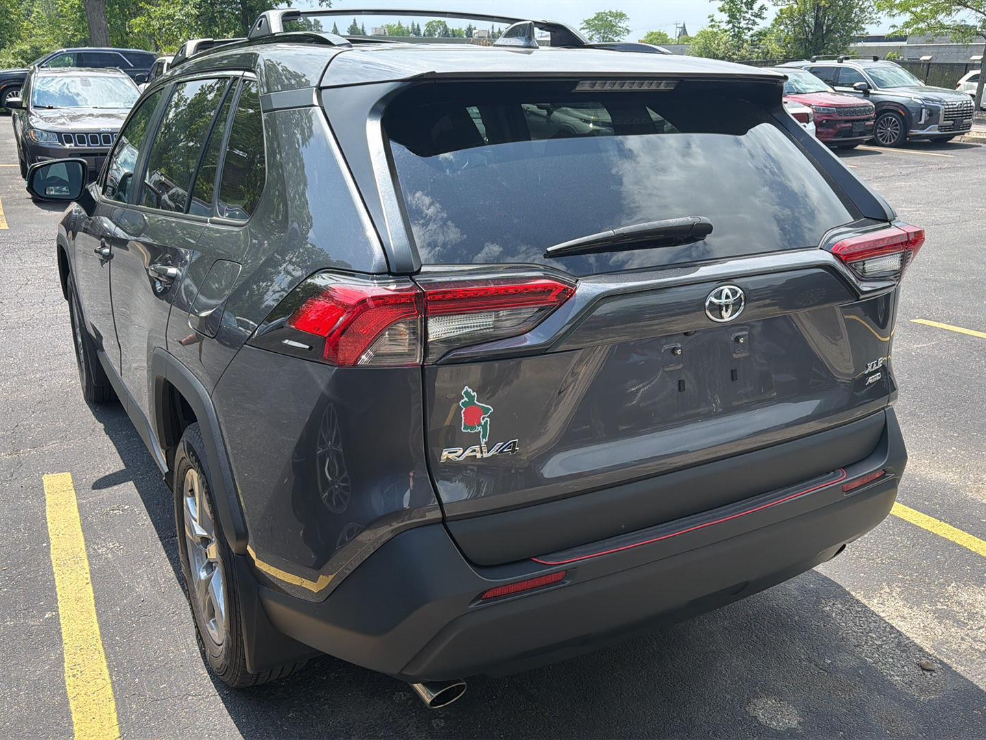 Used 2023 Magnetic Gray Metallic Toyota XLE image 4