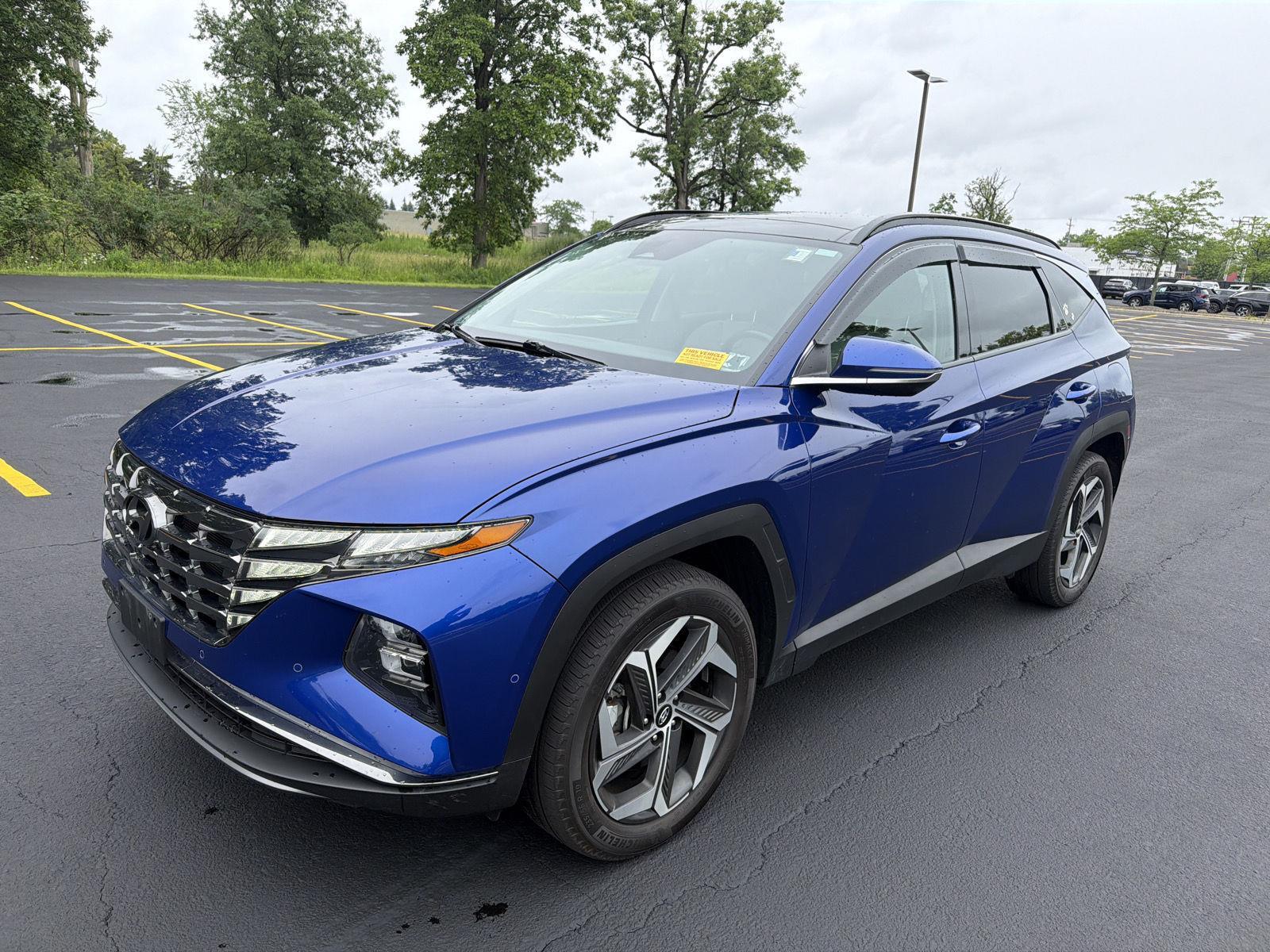 Certified Used 2024 Intense Blue Hyundai Limited image 3