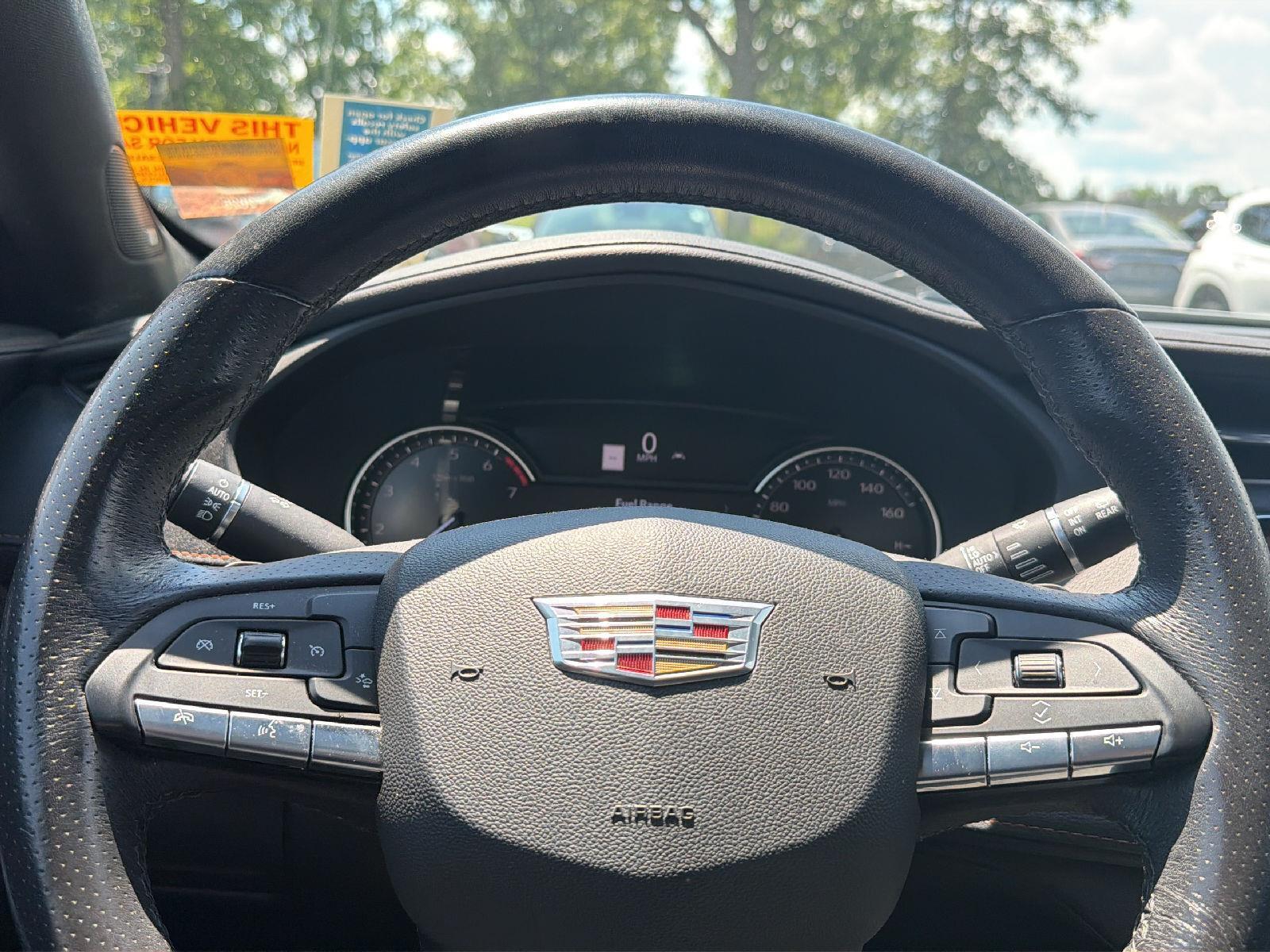 Used 2020 Crystal White Tricoat Cadillac AWD Sport image 7