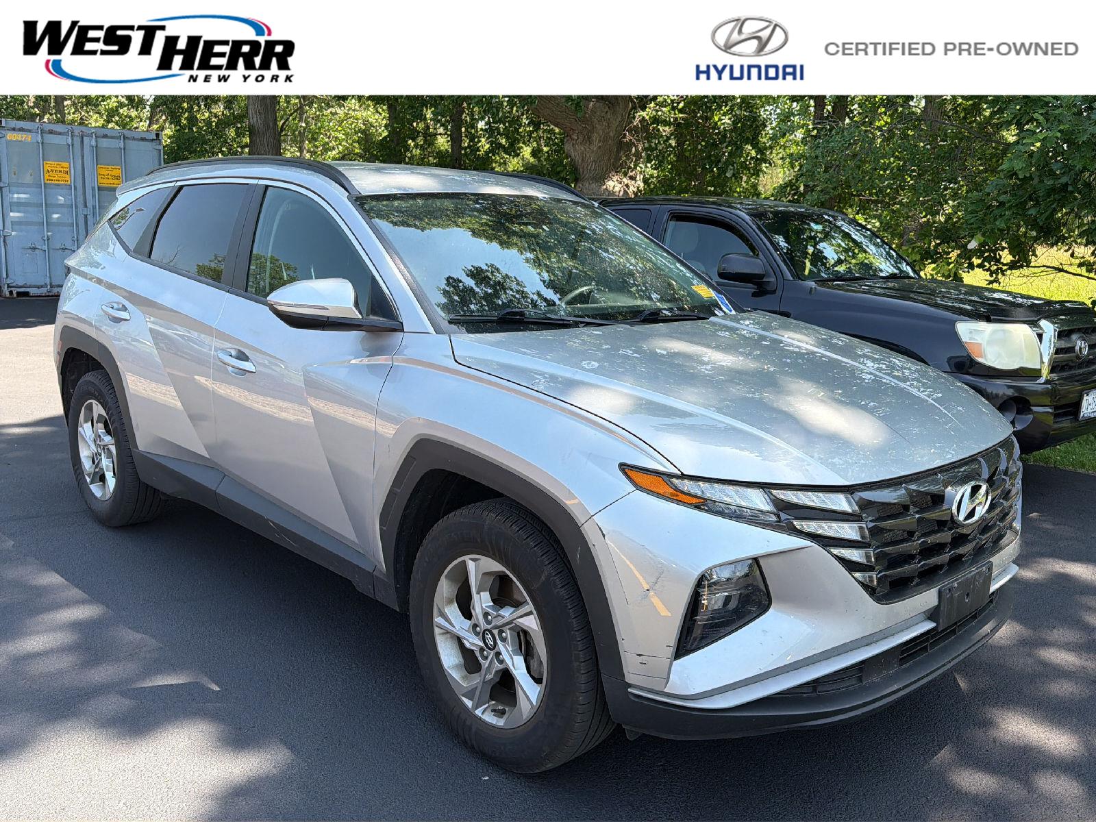 Shimmering Silver 2023 Hyundai Tucson SUV / Crossover All-Wheel Drive Automatic