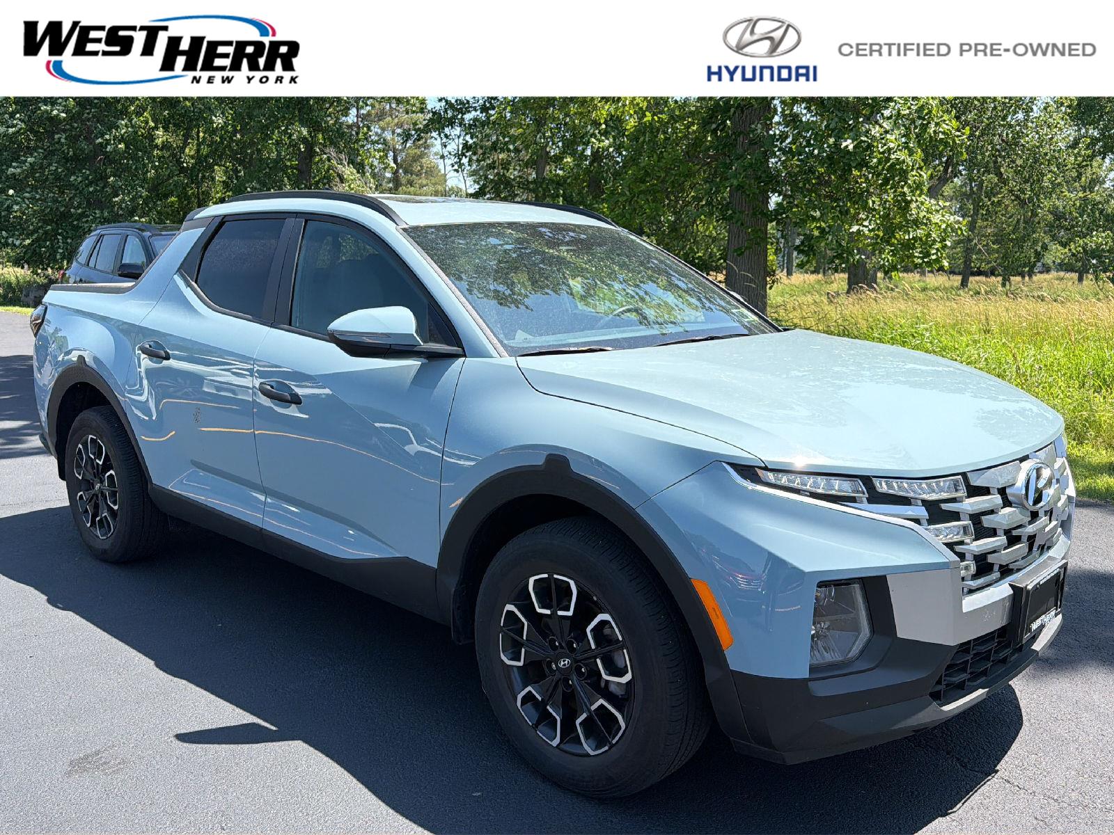 Blue Stone 2024 Hyundai Santa Cruz Pickup Truck All-Wheel Drive Automatic