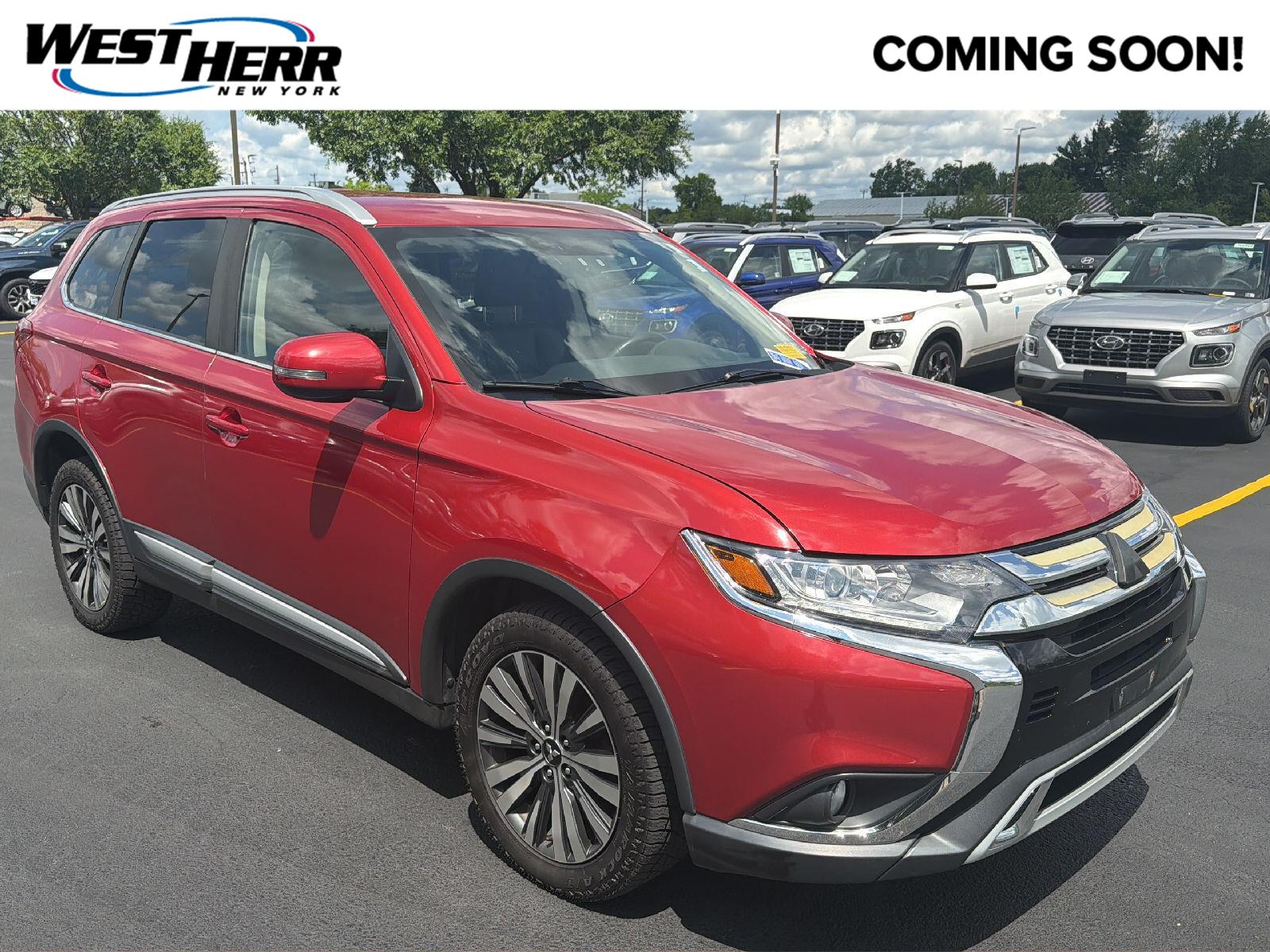 Rally Red Metallic 2019 Mitsubishi Outlander SUV / Crossover All-Wheel Drive Continuously Variable Transmission