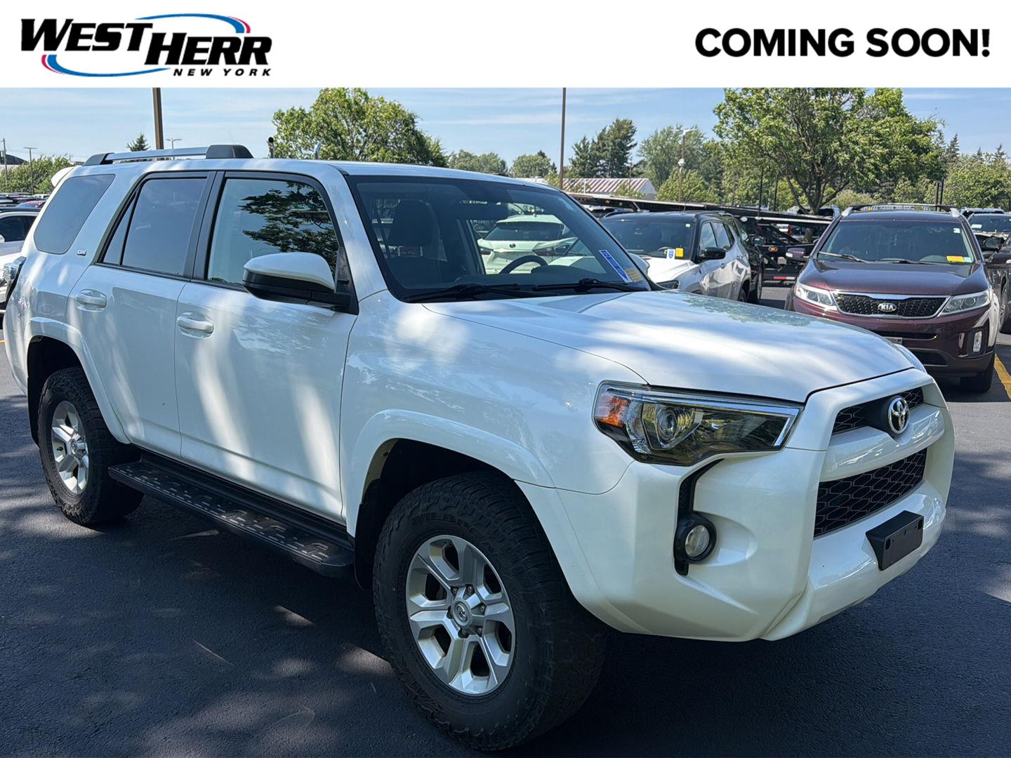 Super White 2019 Toyota 4Runner SUV / Crossover Four-Wheel Drive Automatic