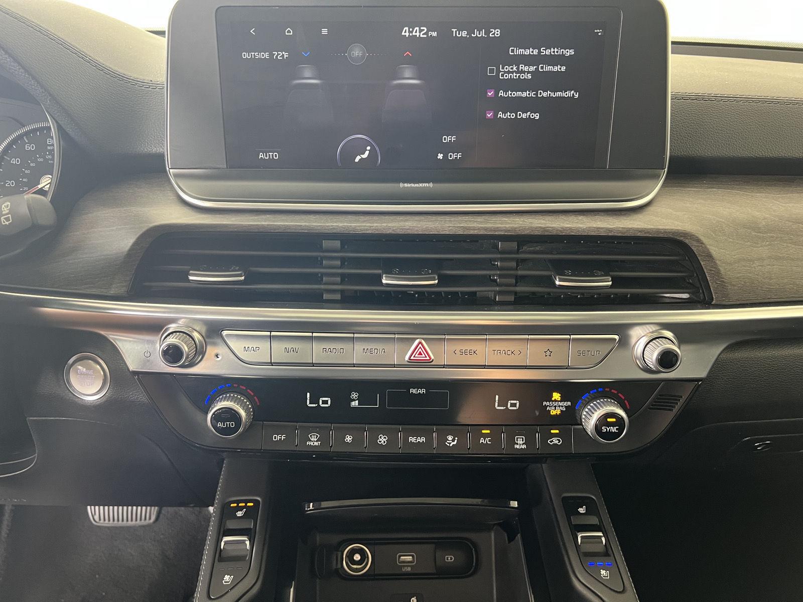 Used 2022 Ebony Black Kia EX image 22