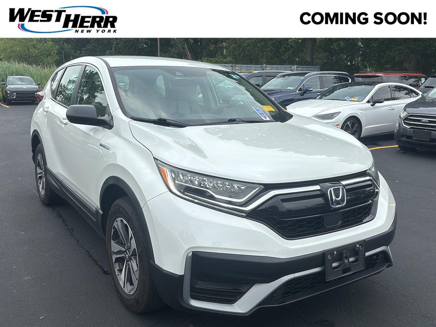 Platinum White Pearl 2020 Honda CR-V Hybrid SUV / Crossover All-Wheel Drive Continuously Variable Transmission