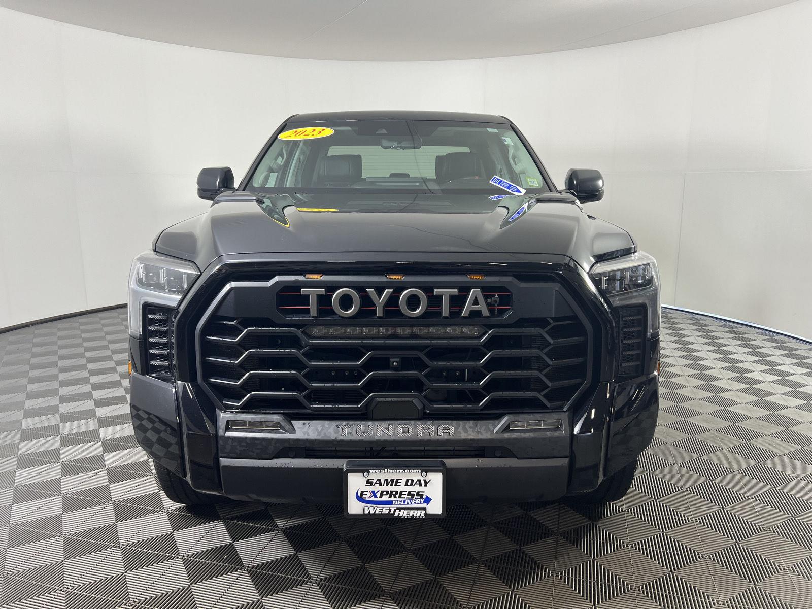 Used 2023 Midnight Black Metallic Toyota TRD Pro HV image 8