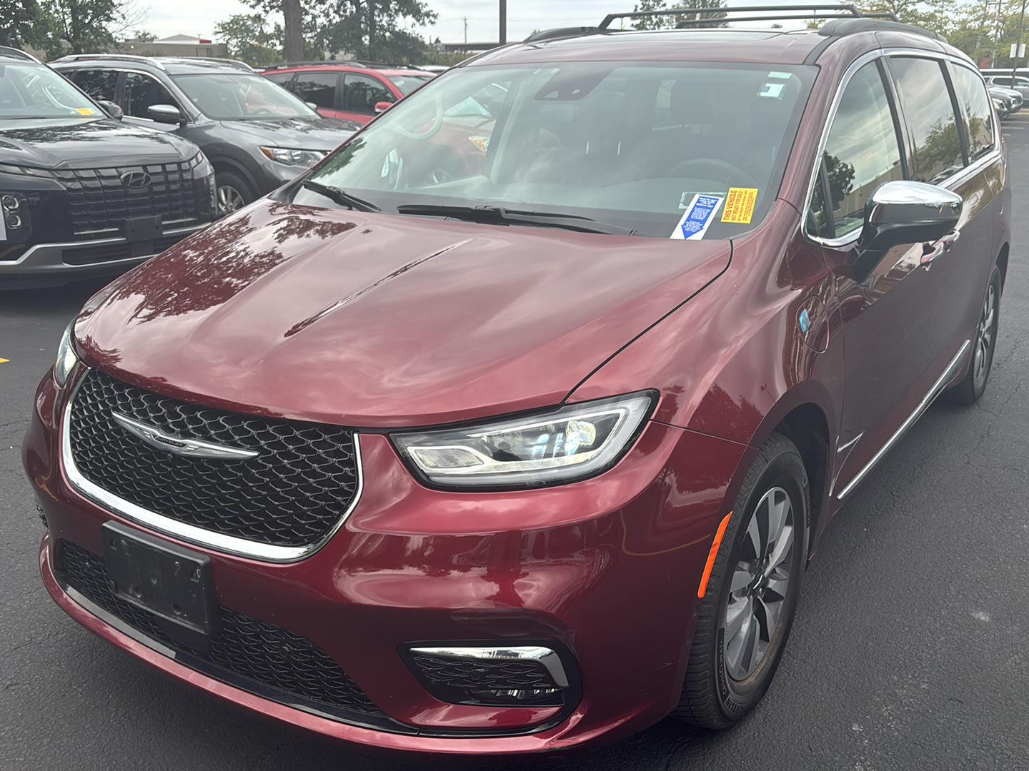 Used 2023 Velvet Red Pearlcoat Chrysler Hybrid Limited image 3