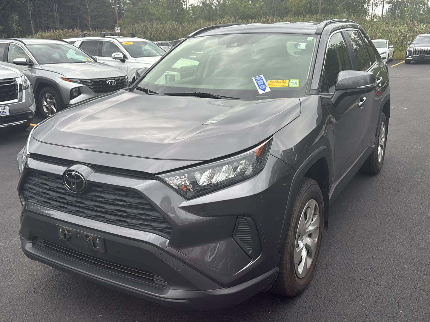 Used 2019 Magnetic Gray Metallic Toyota LE image 3