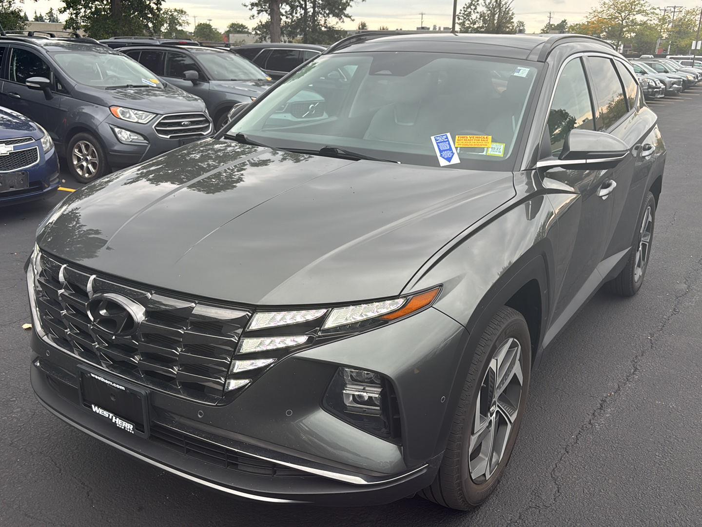 Certified Used 2023 Amazon Gray Hyundai Limited image 3