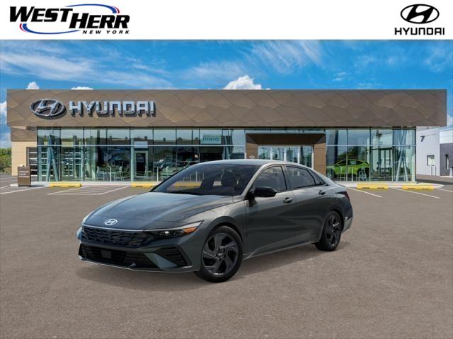 Amazon Gray 2026 Hyundai Elantra SEL Sport FWD Sedan Front-Wheel Drive Continuously Variable Transmission