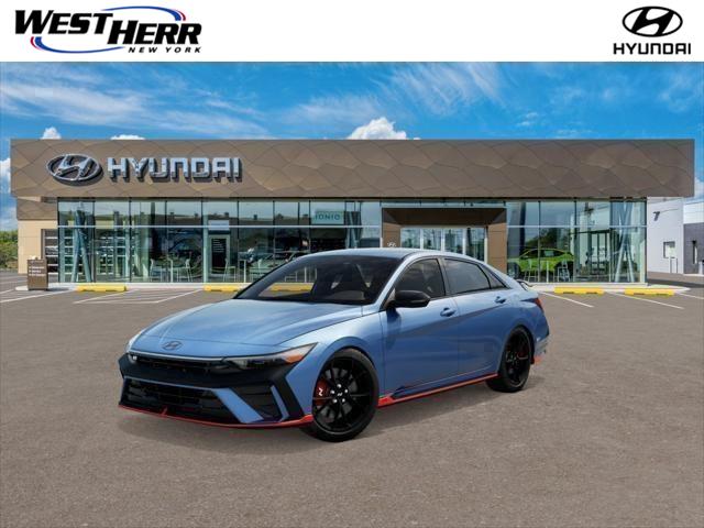 Performance Blue 2026 Hyundai Elantra N Sedan Front-Wheel Drive Manual