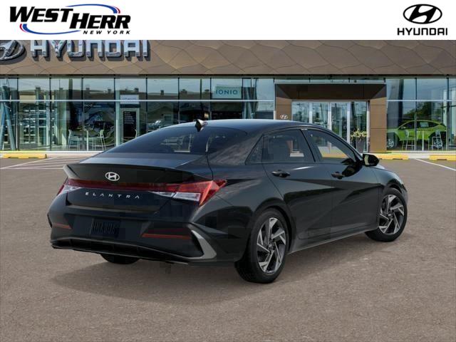 Abyss Black 2026 Hyundai Elantra Sedan Front-Wheel Drive Continuously Variable Transmission